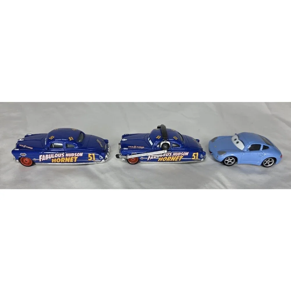 Disney Pixar Cars Diecast Lot of 12 Mattel Metal Vehicles McQueen Bruce Miller